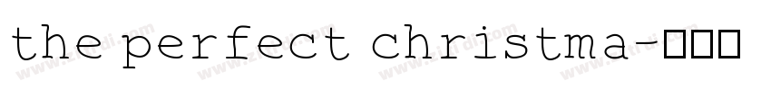 the perfect christma字体转换